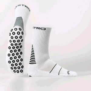 Astr White Grip Socks for Men 3-pack